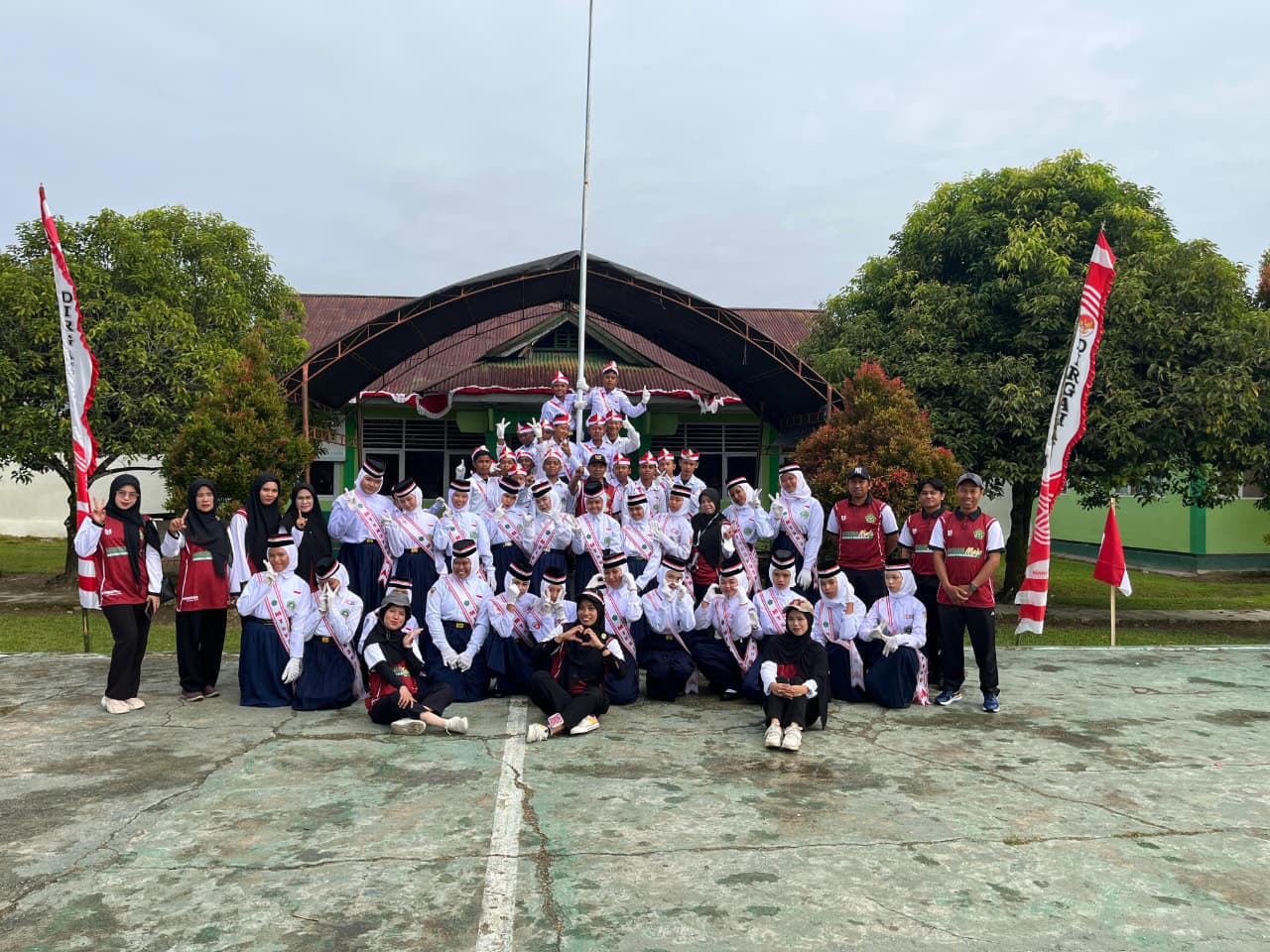 Lomba Gerak Jalan Memeriahkan HUT RI ke 80